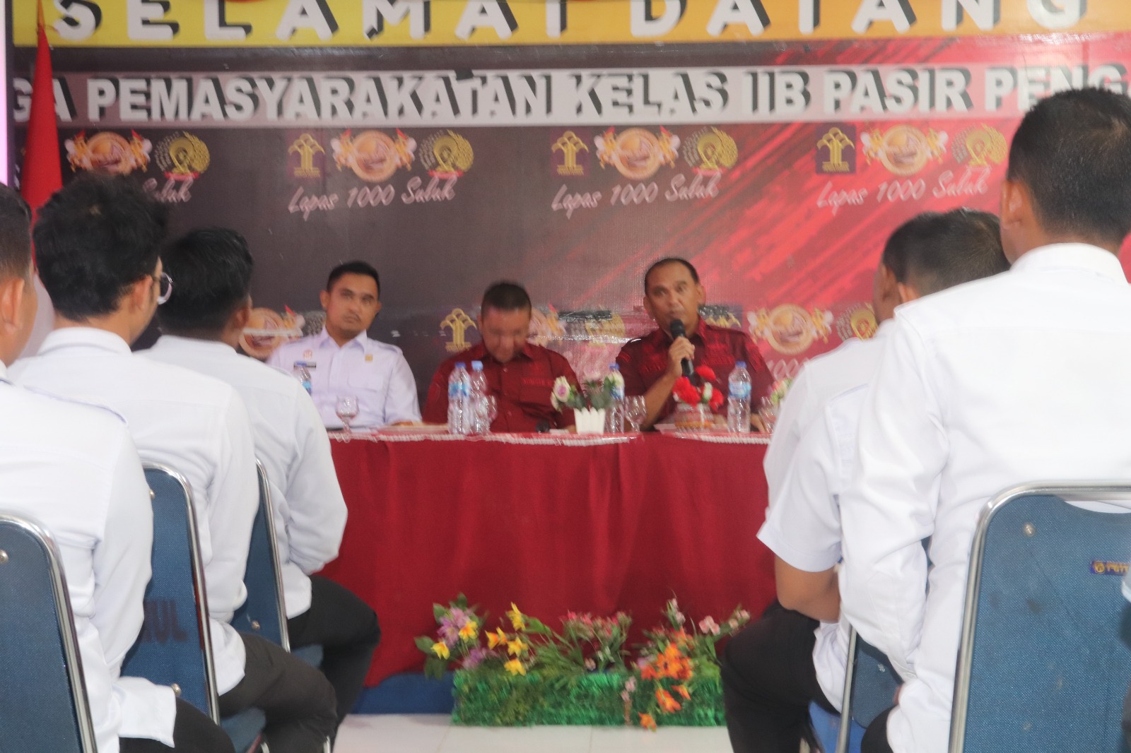 KABID PEMBINAAN DAN TI DIVPAS KEMENKUMHAM RIAU MONEV DAN BERI PENGUATAN DI LAPAS PASIR PENGARAIAN